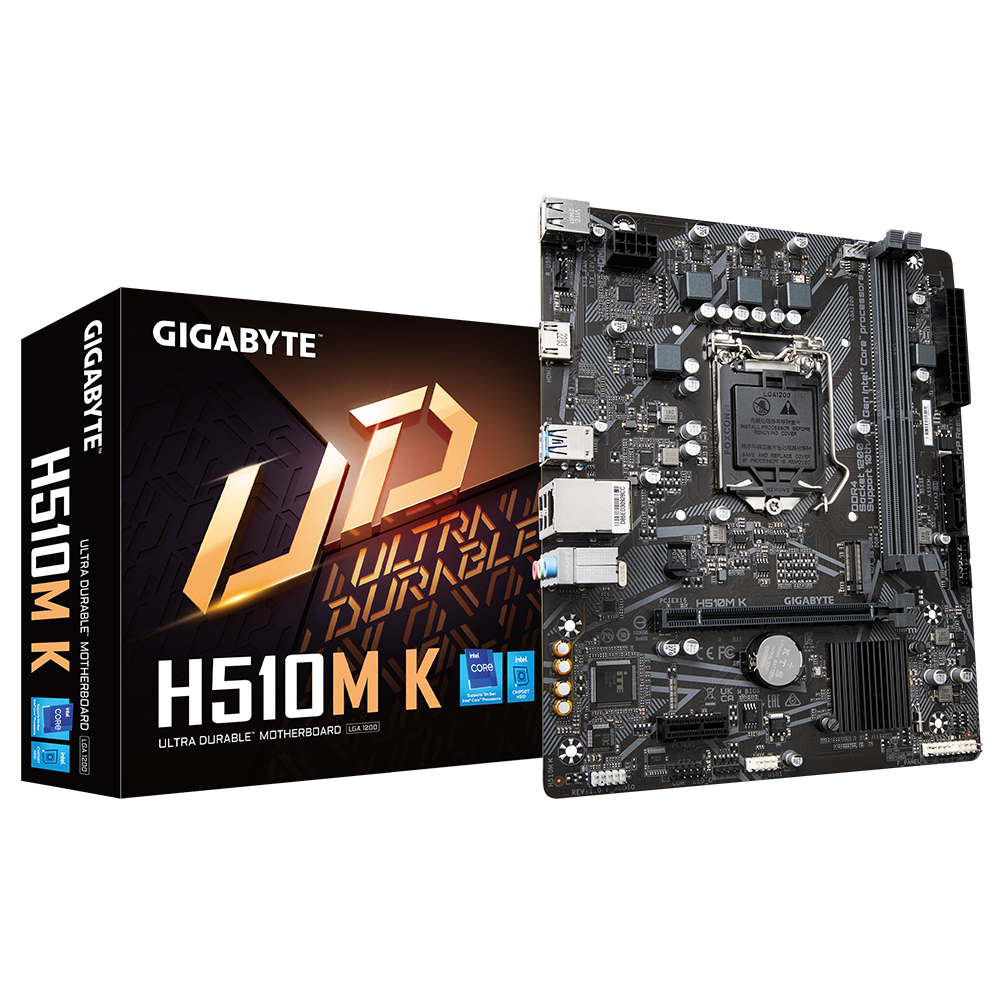 GIGABYTE H510M K V2 Micro ATX Motherboard - Intel 11th/10th Gen LGA1200 Socket DDR4