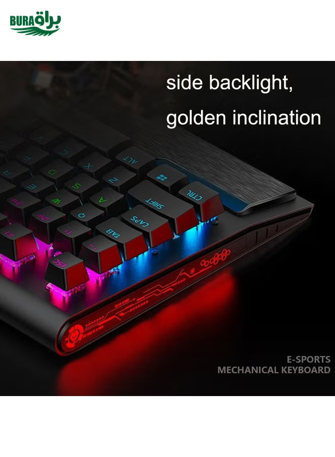 LANGTU K1000Pro RGB Mechanical Gaming Keyboard - Blue Switches | Wired Gaming Keyboard