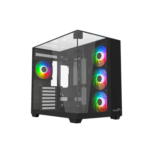 Thunder Battle Station TGC-666 Gaming PC Case - Tempered Glass, RGB, E-ATX Support