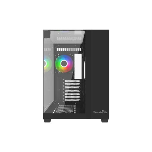 Thunder Battle Station TGC-666 Gaming PC Case - Tempered Glass, RGB, E-ATX Support