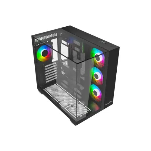 Thunder Battle Station TGC-666 Gaming PC Case - Tempered Glass, RGB, E-ATX Support