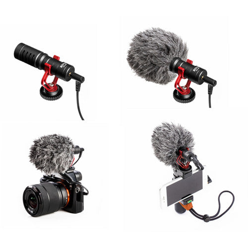 BOYA BY-MM1 Mini Cardioid Condenser Microphone - Professional Vlogging & Streaming Mic