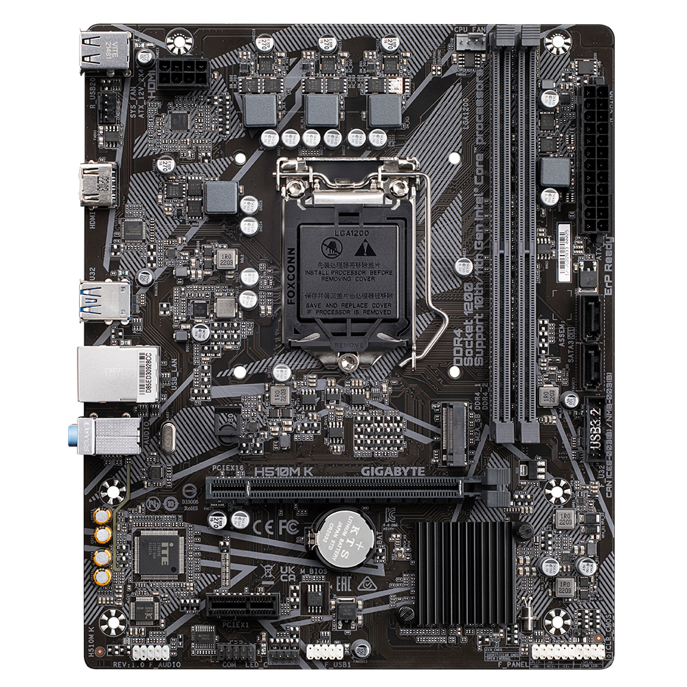 GIGABYTE H510M K V2 Micro ATX Motherboard - Intel 11th/10th Gen LGA1200 Socket DDR4