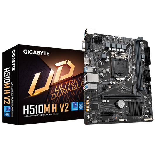 GIGABYTE H510M H V2 DDR4 Motherboard - Intel 10th/11th Gen Budget Gaming PC