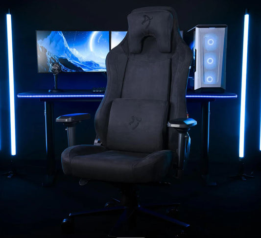 AROZZI VERNAZZA SUPERSOFT Gaming Chair - Ergonomic Office Chair with 4D Armrests & Memory Foam Pillows