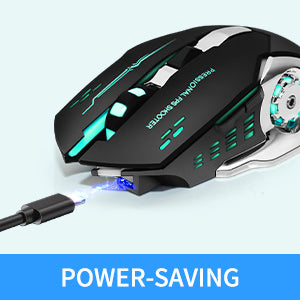 Pro Gaming Mouse - 6 Programmable Buttons, 4000 DPI, RGB LED - Perfect for PUBG, Fortnite & DOTA 2