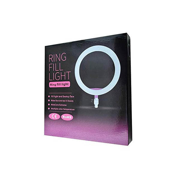 HX-260 26cm LED Studio Camera Ring Light with phone stand
