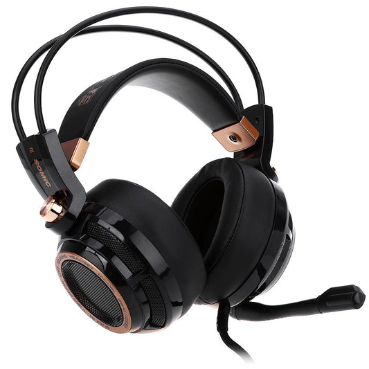Somic G941 Gaming Headset - 7.1 Surround Sound USB Headphones with Vibration & RGB LED