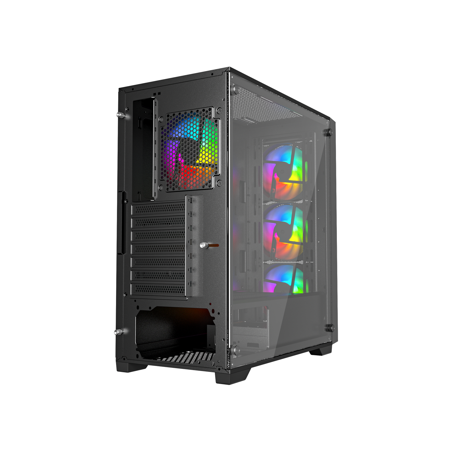 Thunder Nitro RGB Gaming Case TGC-648 ATX - Tempered Glass, 360mm Liquid Cooling Support