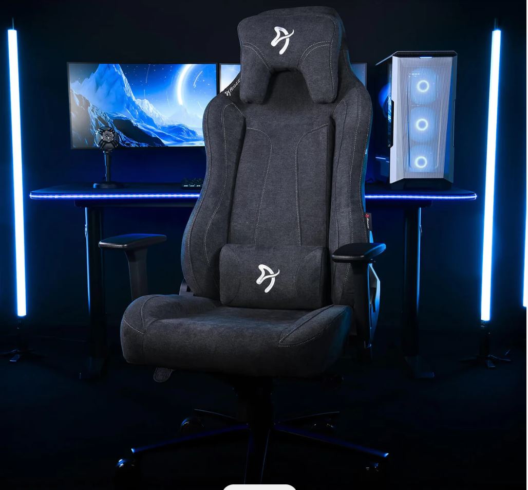 AROZZI VERNAZZA SFB Gaming Chair - Ergonomic Office Chair with 3D Armrests & Soft Fabric (5 Colors)