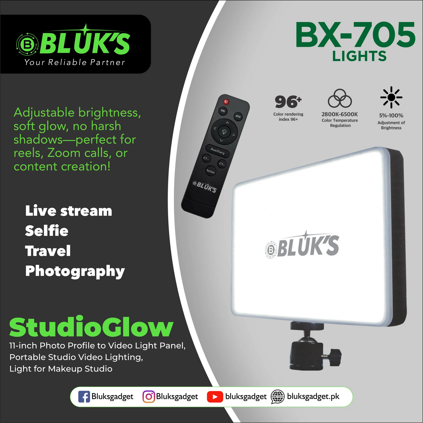 BX-705 StudioGlow - 11-inch