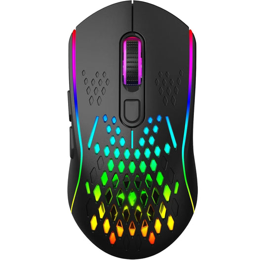 Xtrike Me GW-611 Wireless Gaming Mouse - RGB Backlit 8000 DPI Dual Mode