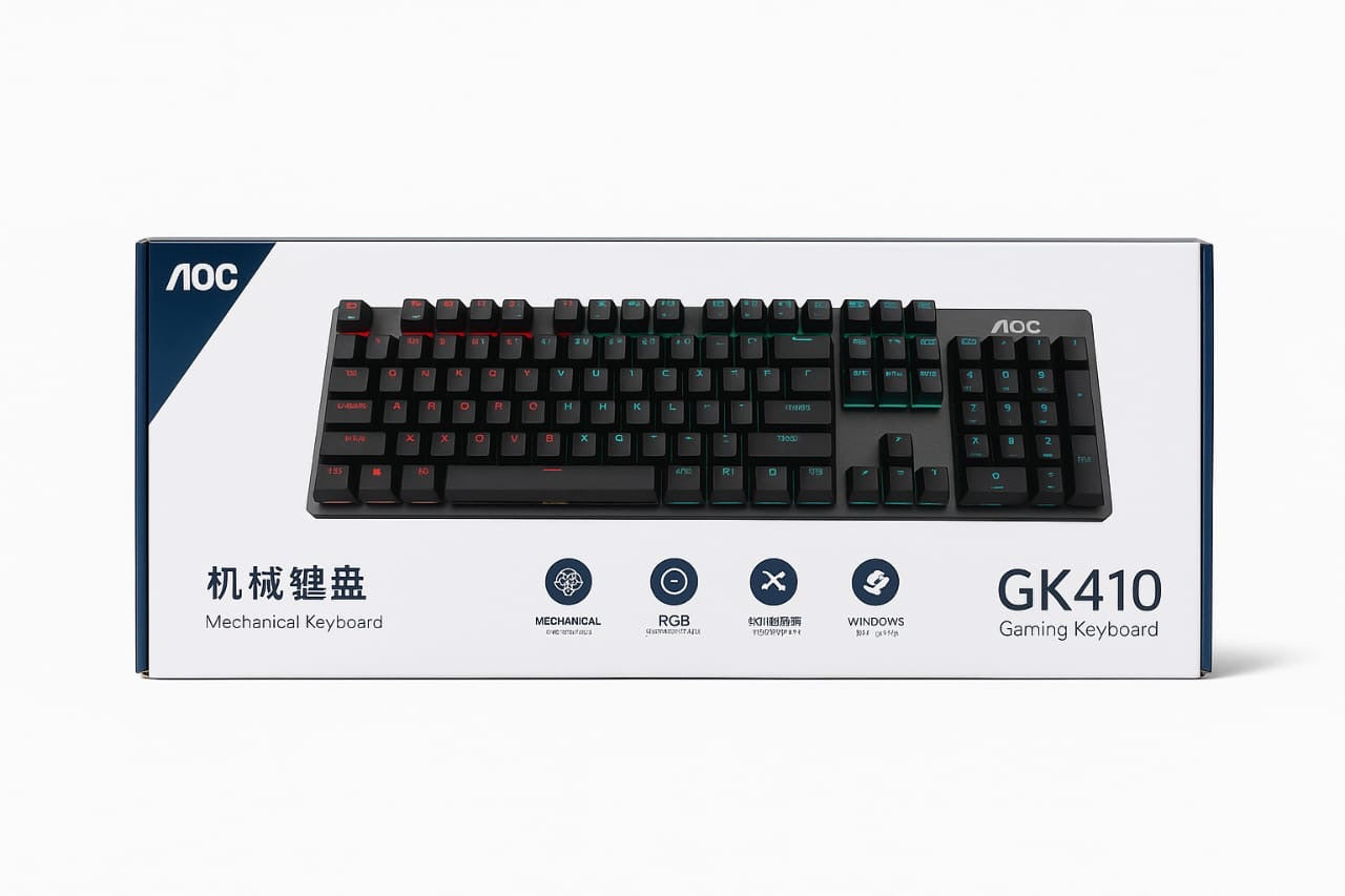 AOC GK-410 MECHANICAL RGB KEYBOARD