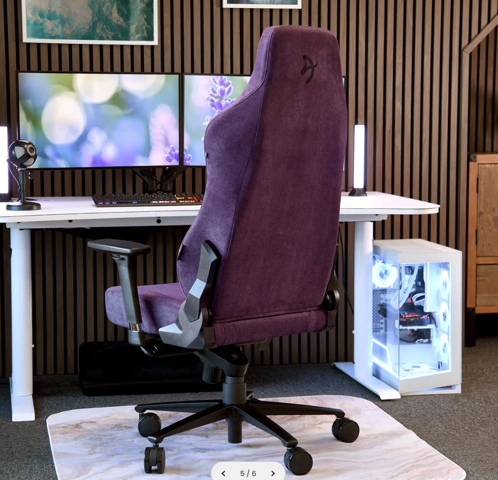 AROZZI VERNAZZA SFB Gaming Chair - Ergonomic Office Chair with 3D Armrests & Soft Fabric (5 Colors)