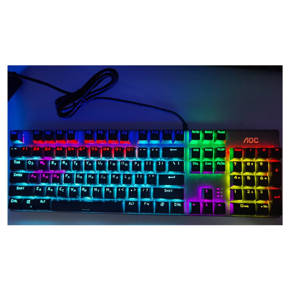 AOC GK-410 MECHANICAL RGB KEYBOARD