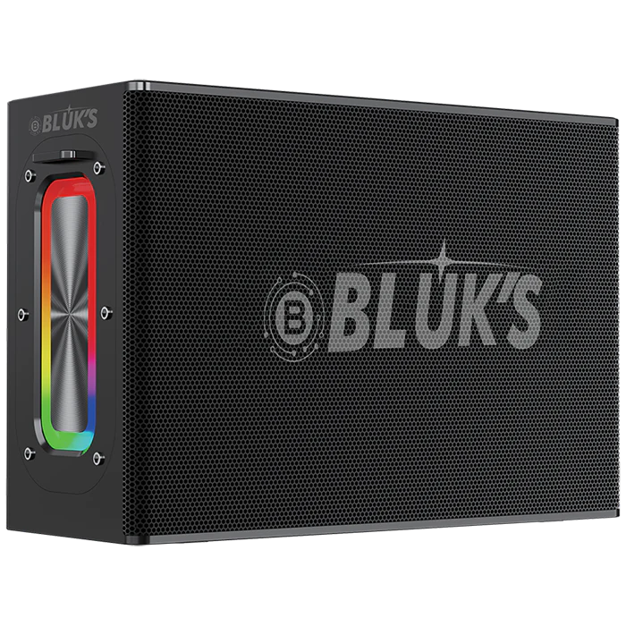 BX-186 BassMax Bluetooth Speaker 20W - Portable Wireless Speaker with RGB LED Lights & Deep Bass