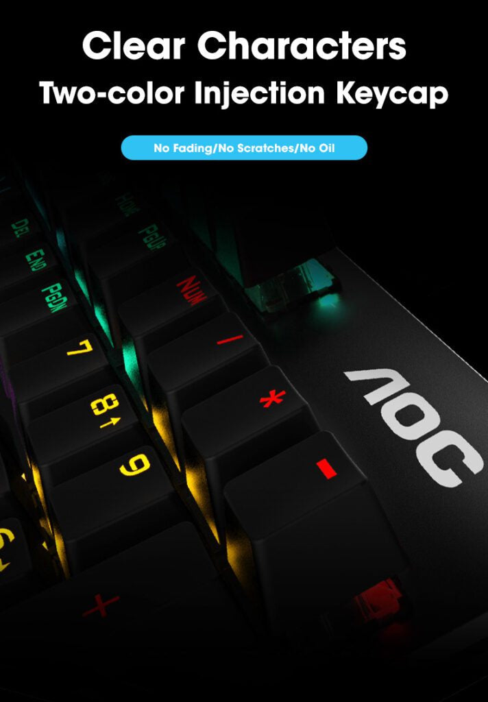 AOC GK-410 MECHANICAL RGB KEYBOARD