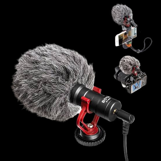 BOYA BY-MM1 Mini Cardioid Condenser Microphone - Professional Vlogging & Streaming Mic
