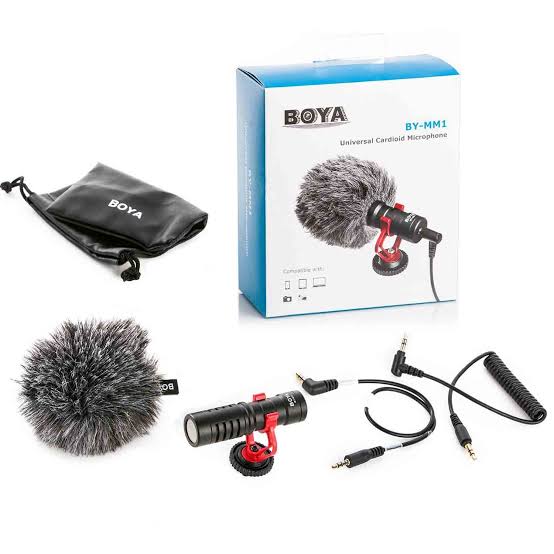 BOYA BY-MM1 Mini Cardioid Condenser Microphone - Professional Vlogging & Streaming Mic