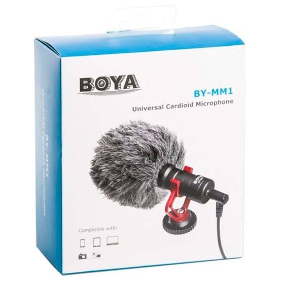 BOYA BY-MM1 Mini Cardioid Condenser Microphone - Professional Vlogging & Streaming Mic