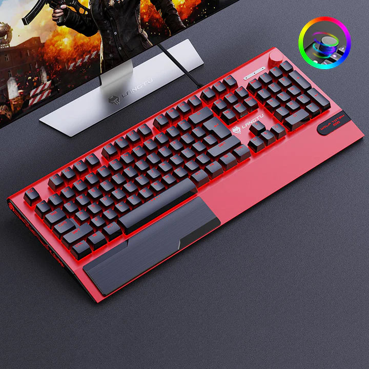 LANGTU K1000Pro RGB Mechanical Gaming Keyboard - Blue Switches | Wired Gaming Keyboard