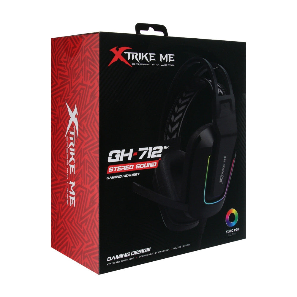 Xtrike-Me GH-712 RGB Gaming Headset with Noise Reduction Microphone