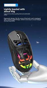 M7 Tri-Mode Wireless Gaming Mouse - 26000 DPI, RGB Backlight, Programmable