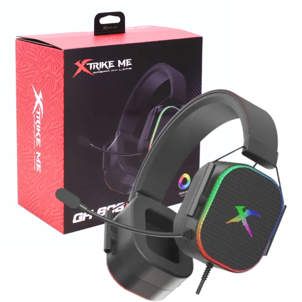 Xtrike Me GH-606 RGB Gaming Headset - USB Wired with Mic for PC & PS5