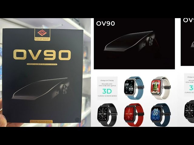 OV90 3D Amoled Display Smart Watch