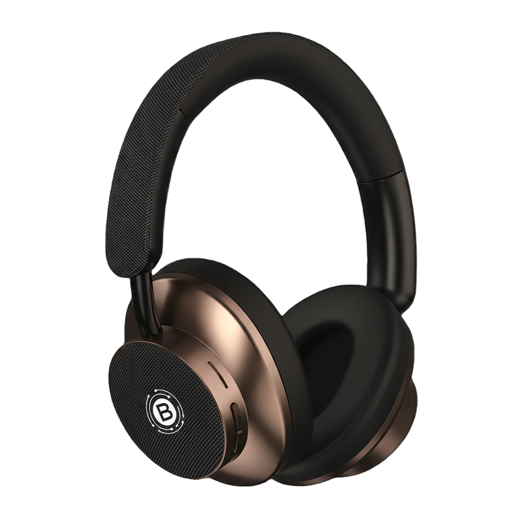 BX-82 Wireless Bluetooth Headphones - Over Ear Headset with Mic & SD Card Slot