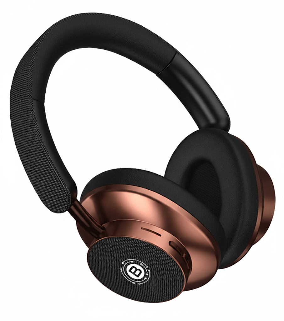 BX-82 Wireless Bluetooth Headphones - Over Ear Headset with Mic & SD Card Slot